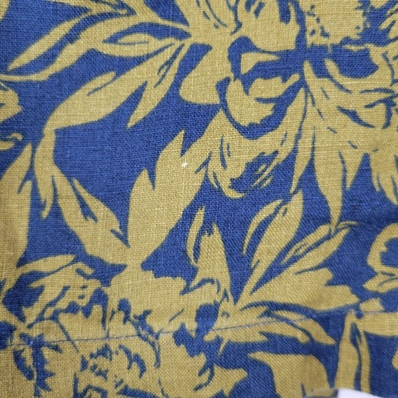 Madewell Clean Pull-On Floral 100% Linen Shorts Size Medium - Picture 10 of 10